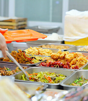 学校食堂饭菜